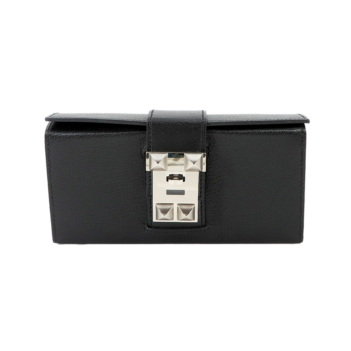 Neo Medor Clutch Bag Chevre Chamkila Black Purse