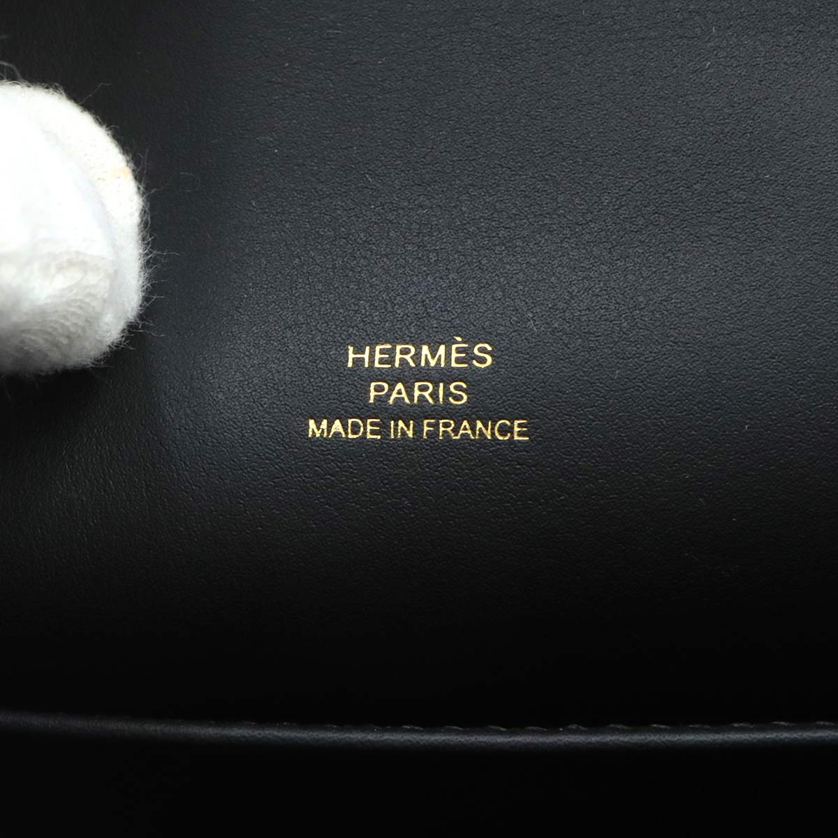 Pochette Kelly Veau Swift Leather Black Hand Bag