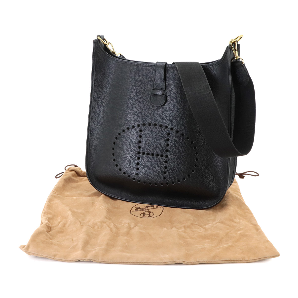 Everlyne GM Shoulder Bag Ardennes Leather Black Purse