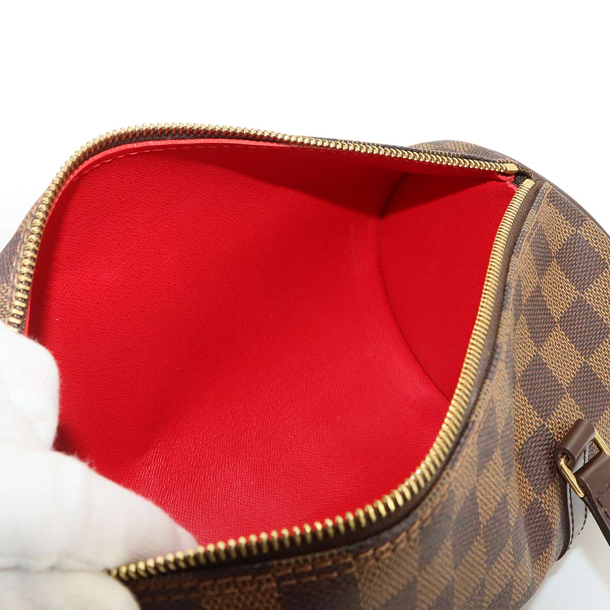 Damier Papillon 30 Hand Bag Ebene N51303 Pouch Purse