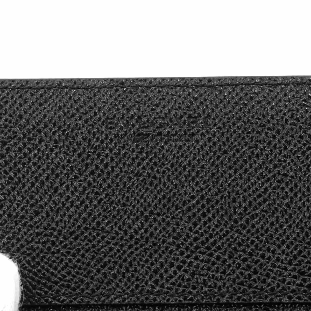 BVLGARIBVLGARI Long Wallet Leather Black 289381 Purse