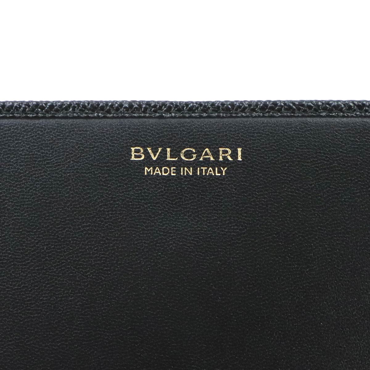 BVLGARIBVLGARI Long Wallet Leather Black 280526 Purse