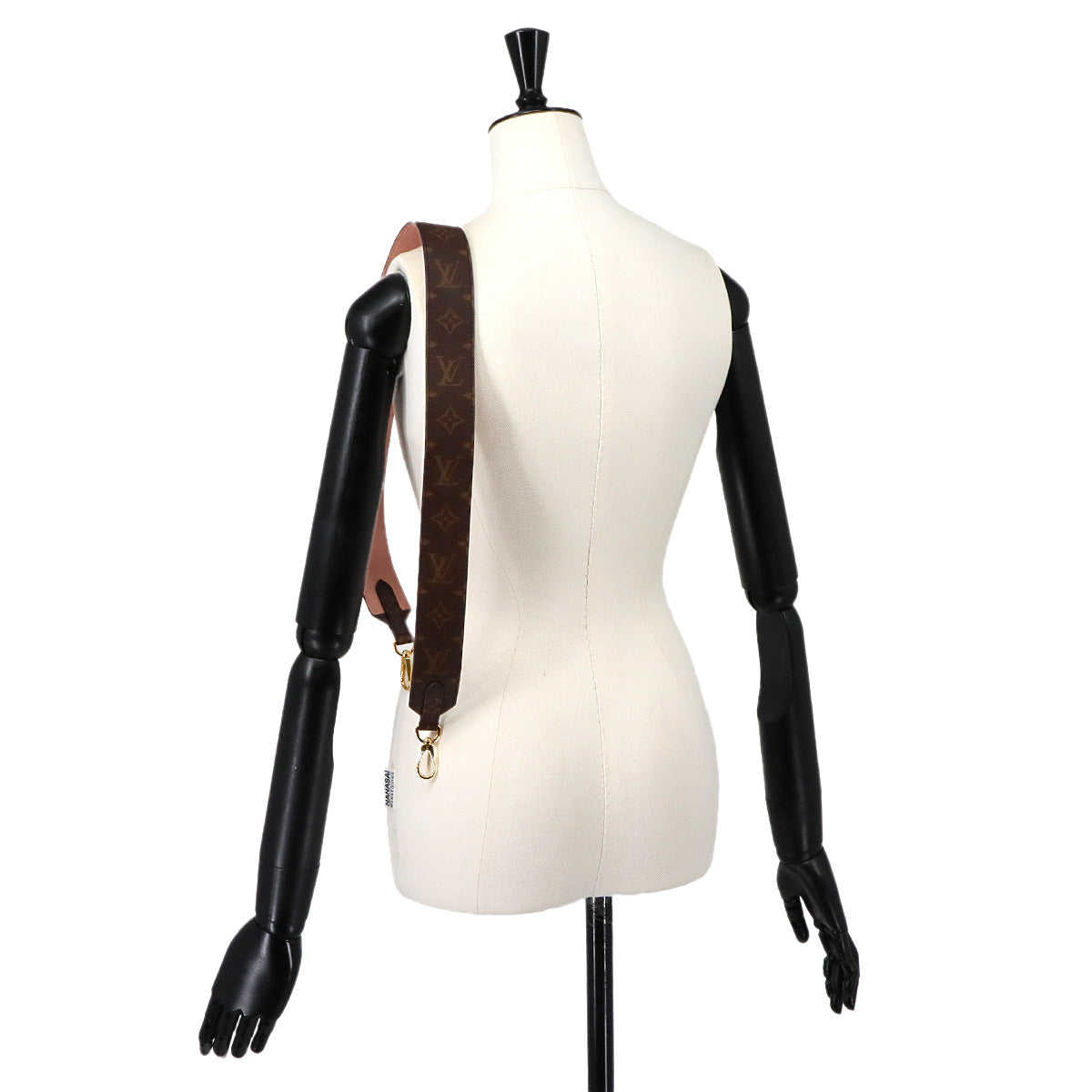 Monogram Shoulder Strap Leather Brown Rose Poudre J02330