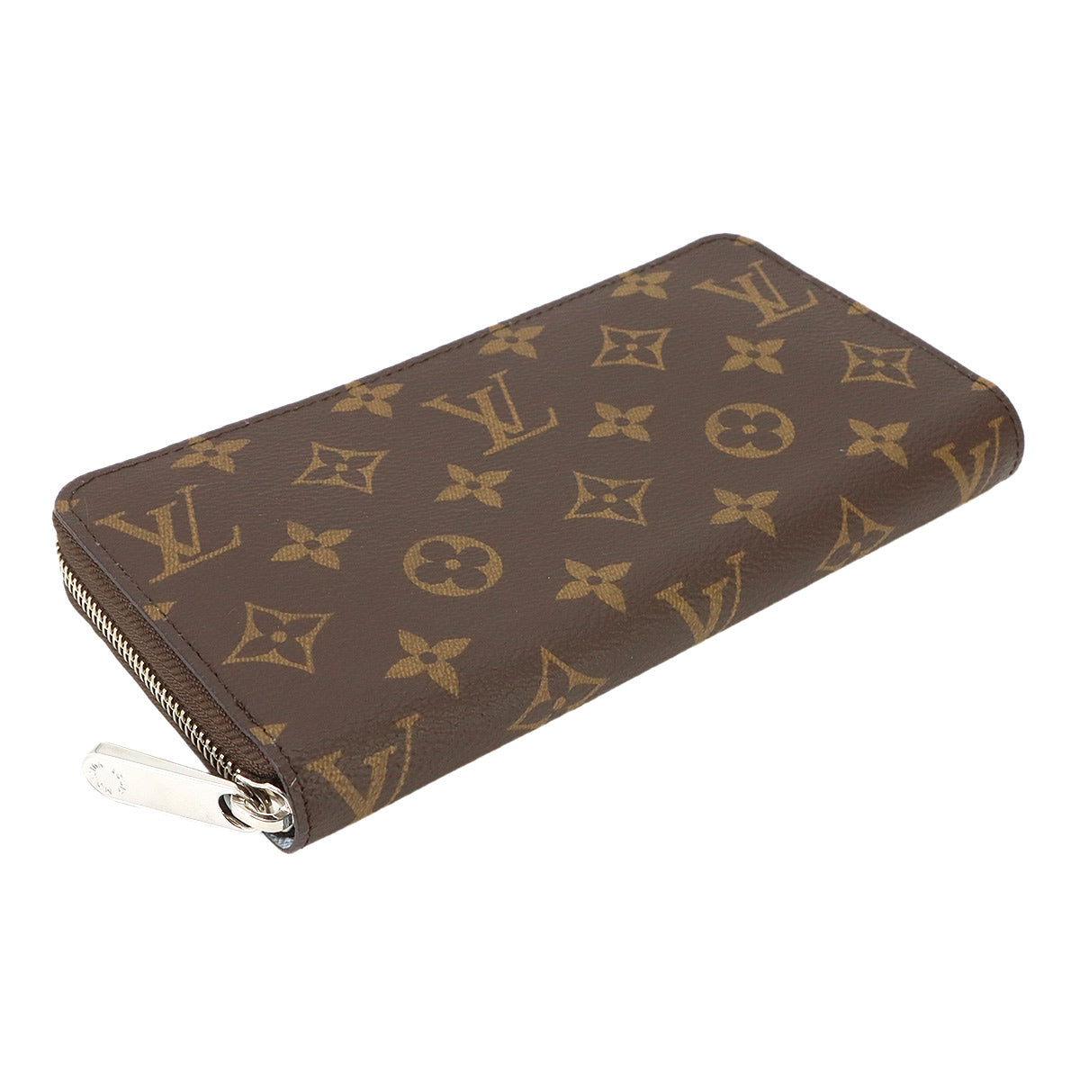 Monogram Zippy Wallet Brown Blue Washed M11776 Purse