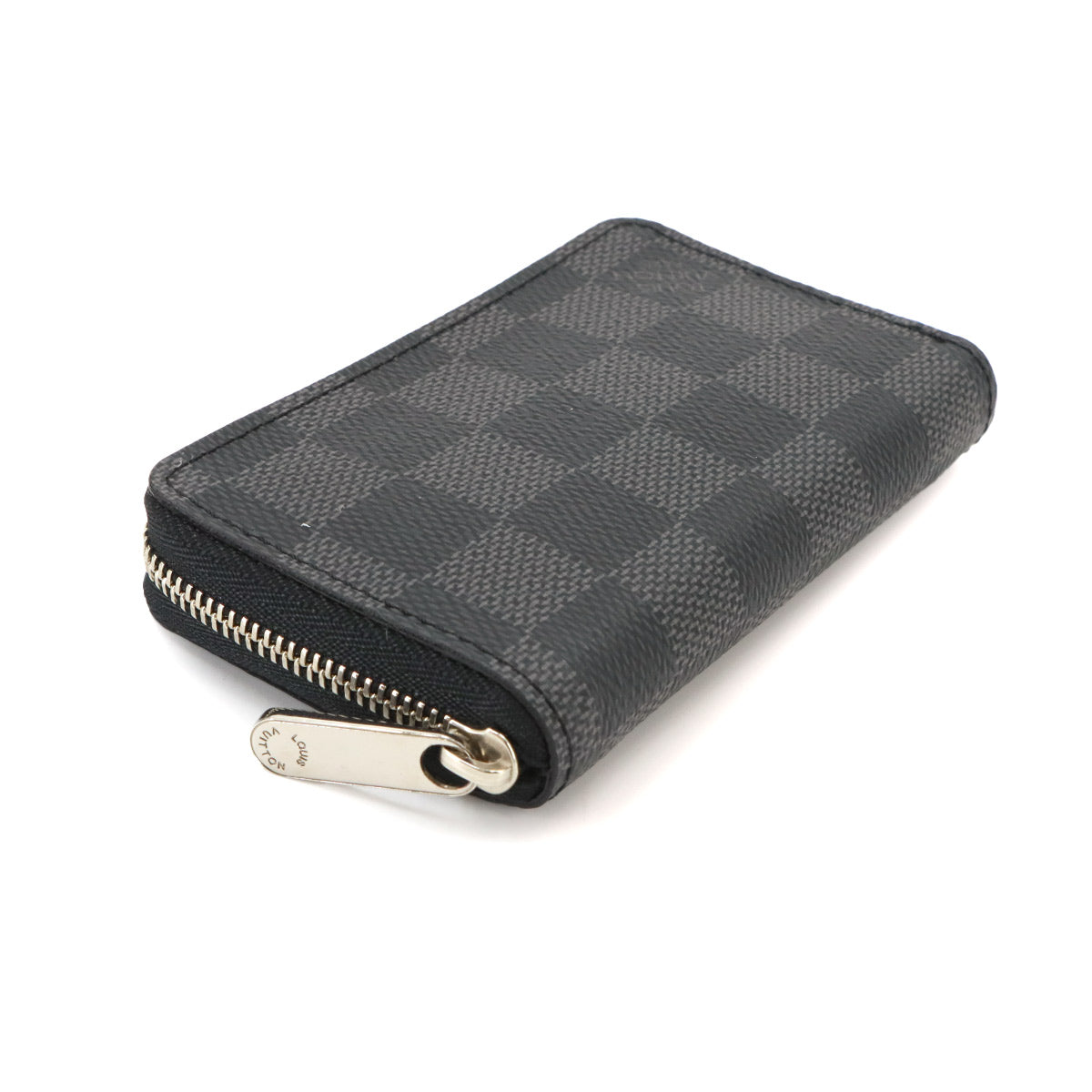 Damier Graphite Zippy Coin Purse Gray N63076
