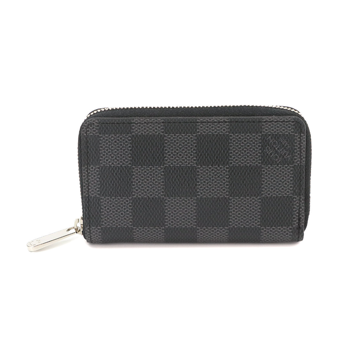 Damier Graphite Zippy Coin Purse Gray N63076