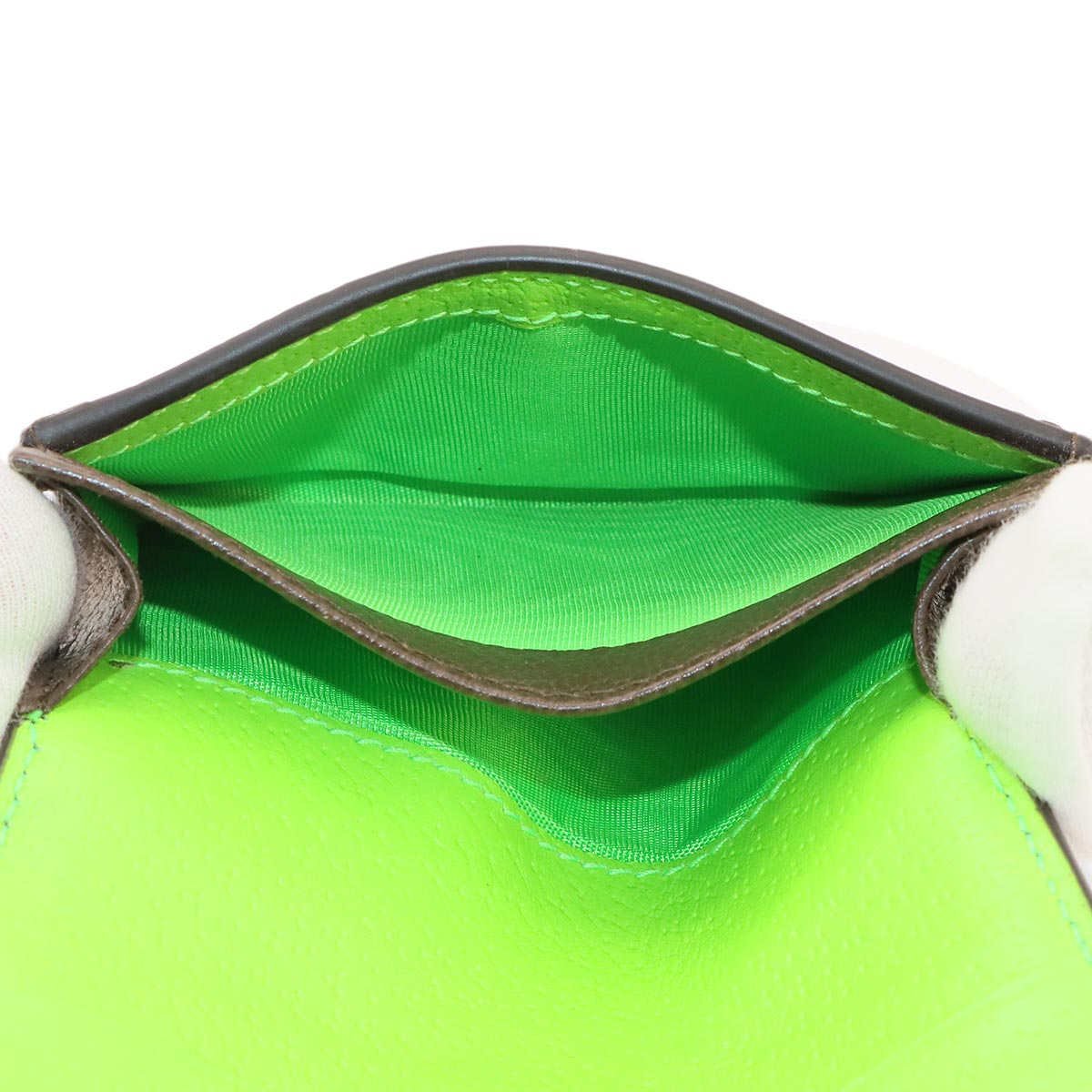 Ophidia GG Card Case GG Supreme Leather Brown 763286