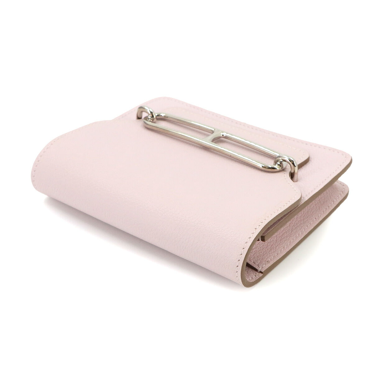 Roulis Slim Wallet Ever Color Mauve pale Bi color Purse
