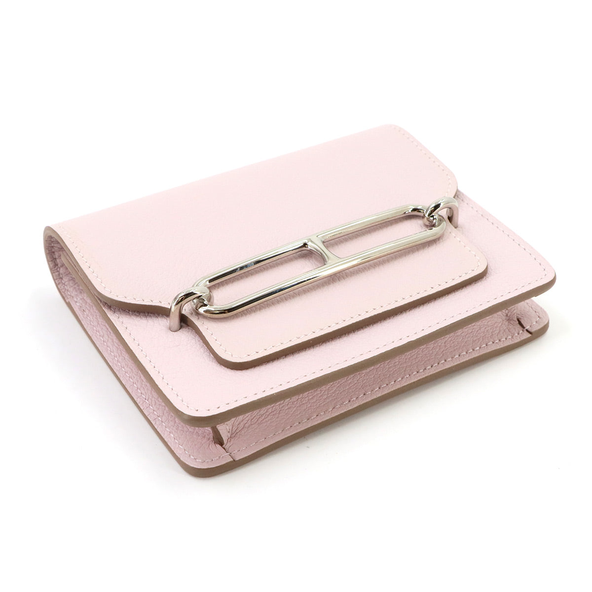 Roulis Slim Wallet Ever Color Mauve pale Bi color Purse