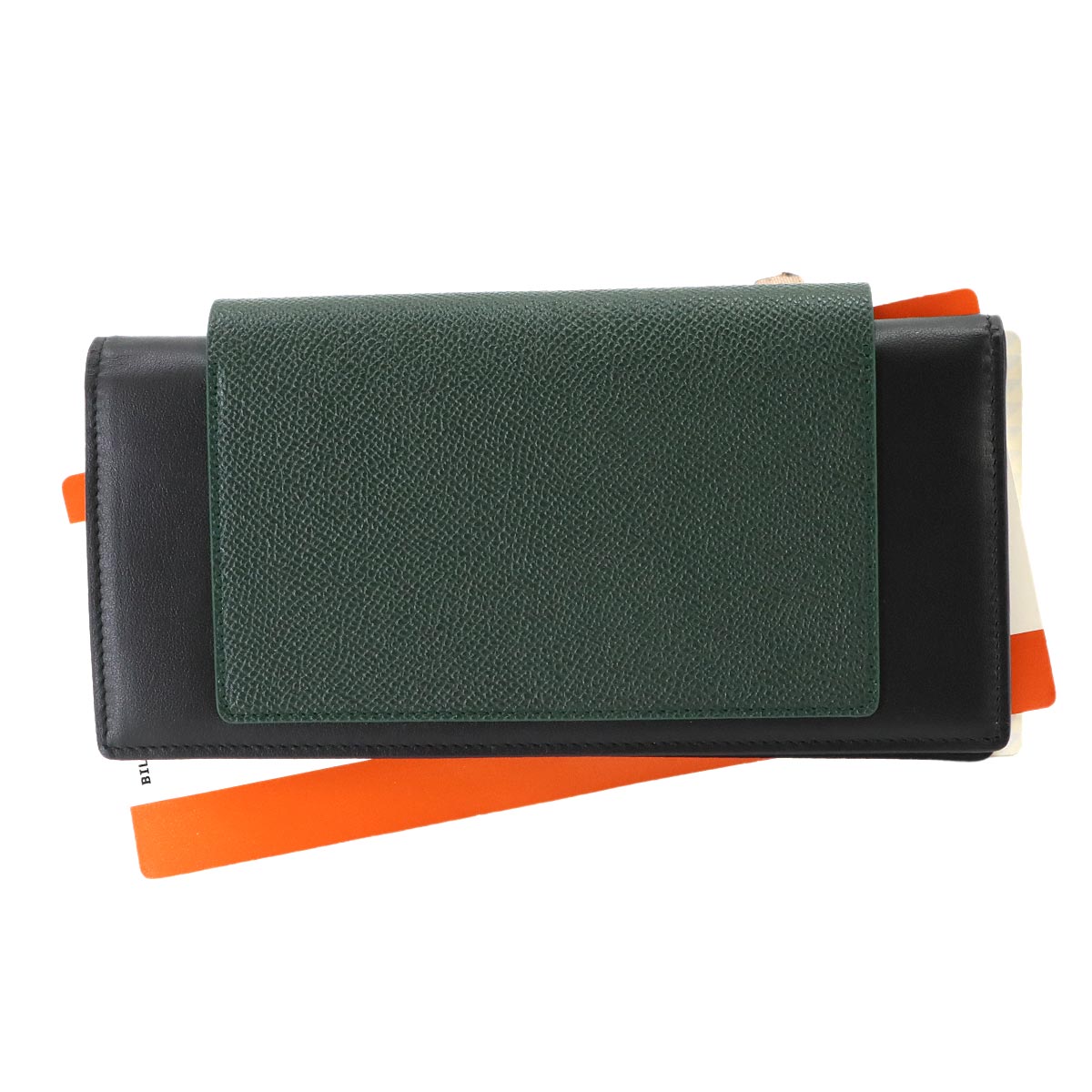 Passport Long Wallet 2Ticket Leather Green 787777