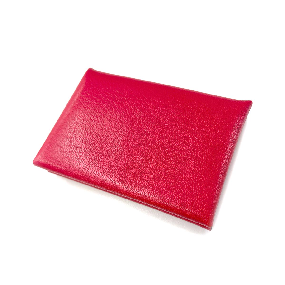 Calvi Duo Card Case Chevre Chamkila Rose Extreme