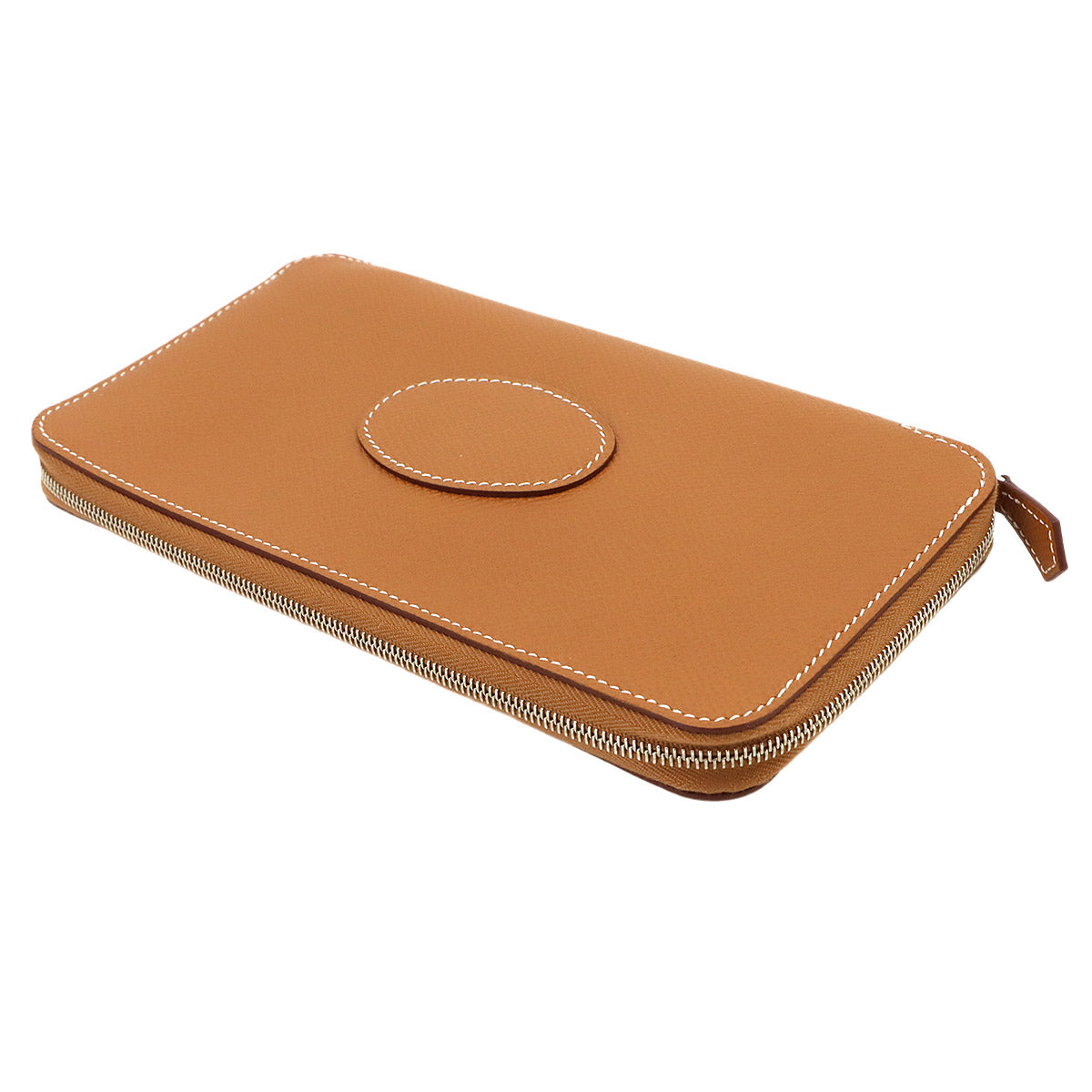 Macaron To Go Shoulder Long Wallet Epsom Gold Purse