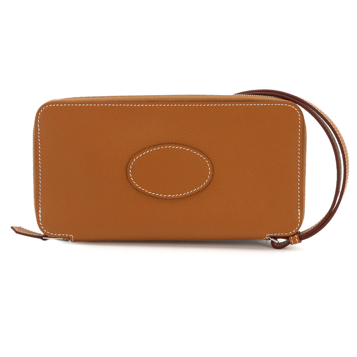 Macaron To Go Shoulder Long Wallet Epsom Gold Purse
