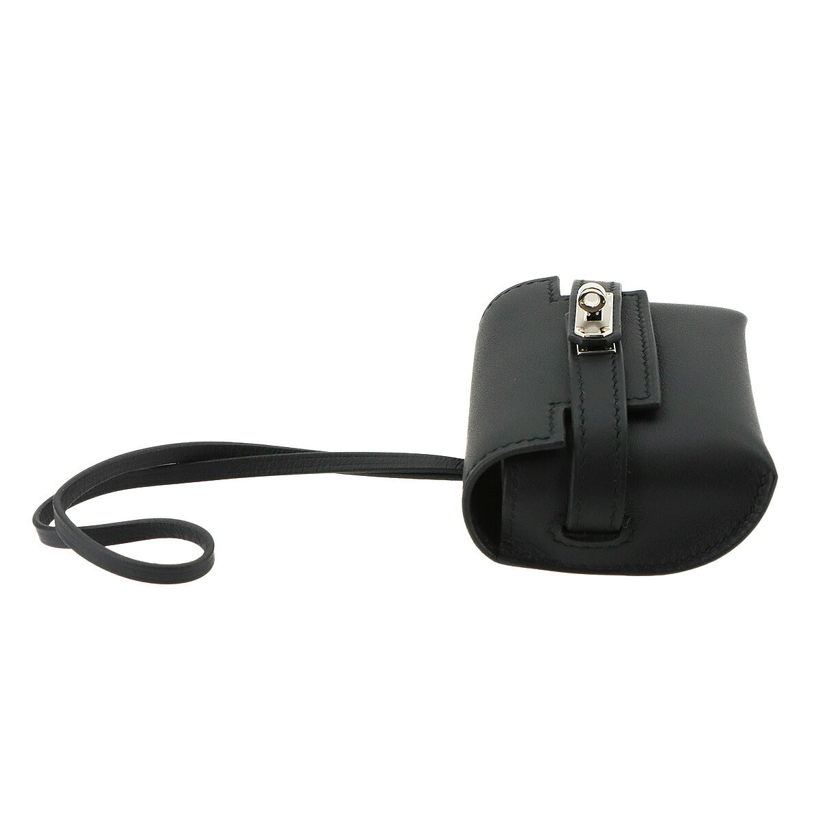 Kelly Festival Bag Charm Veau Swift Black