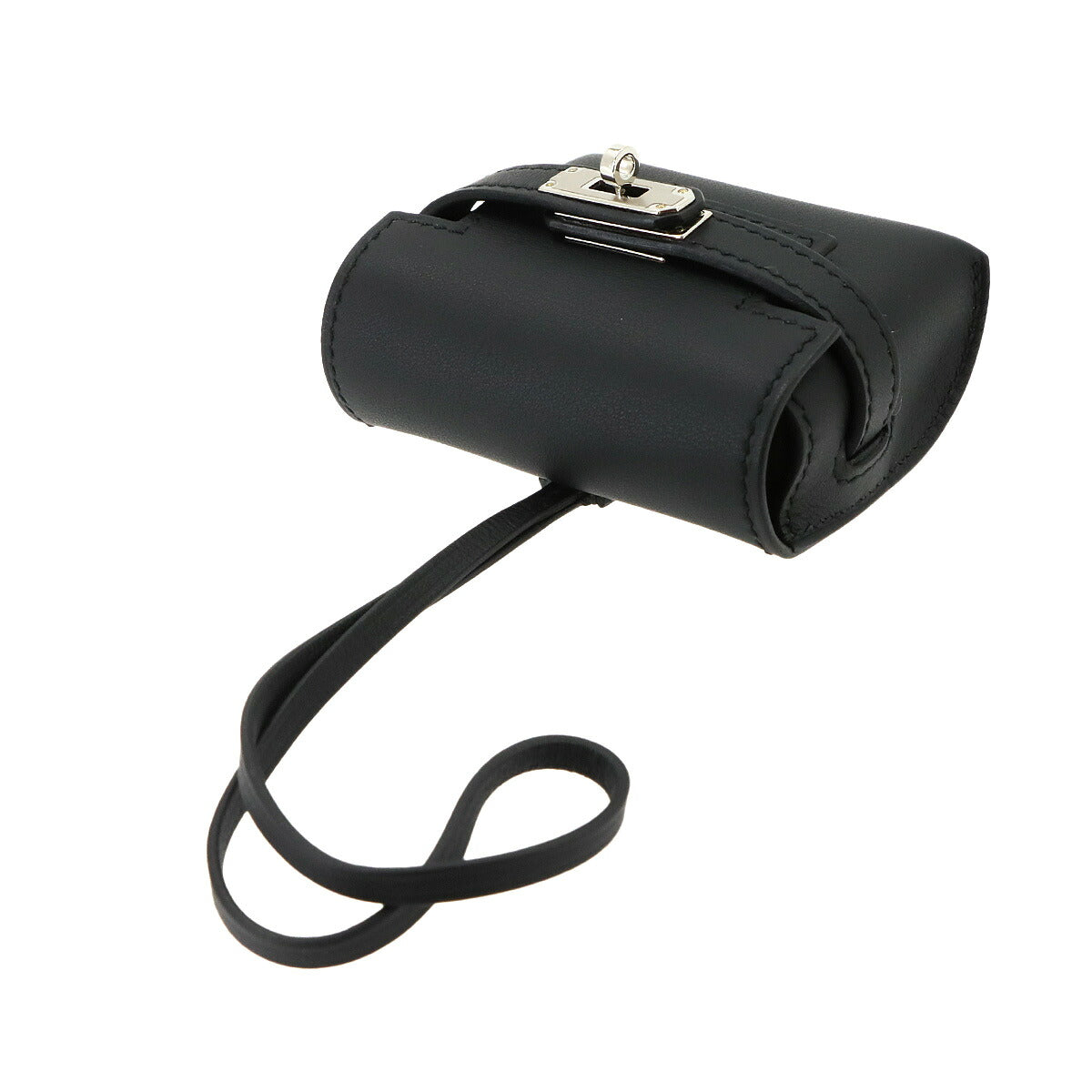 Kelly Festival Bag Charm Veau Swift Black