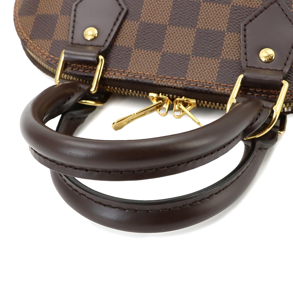 Damier Alma BB Hand Shoulder Bag Ebene N41221 Purse