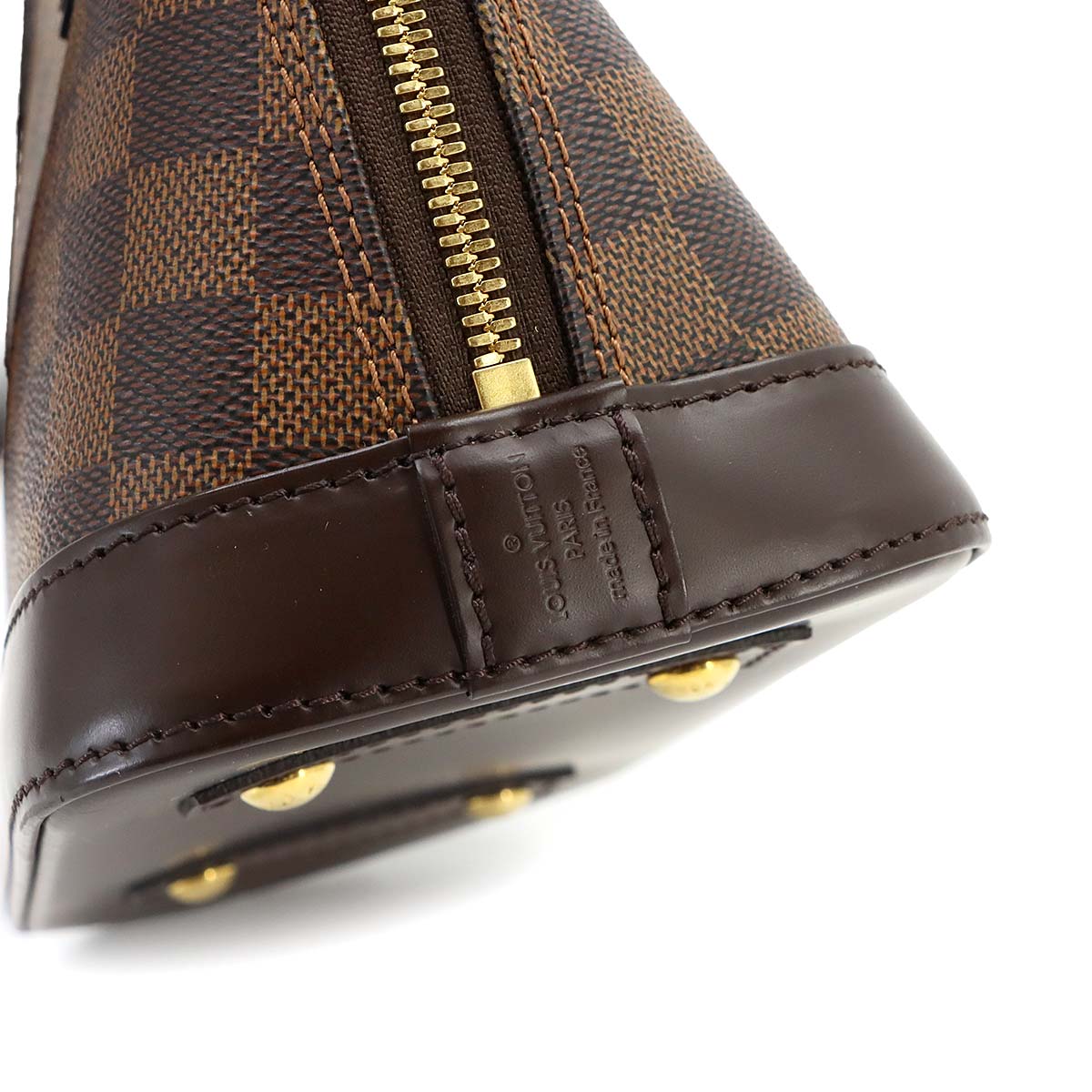 Damier Alma BB Hand Shoulder Bag Ebene N41221 Purse