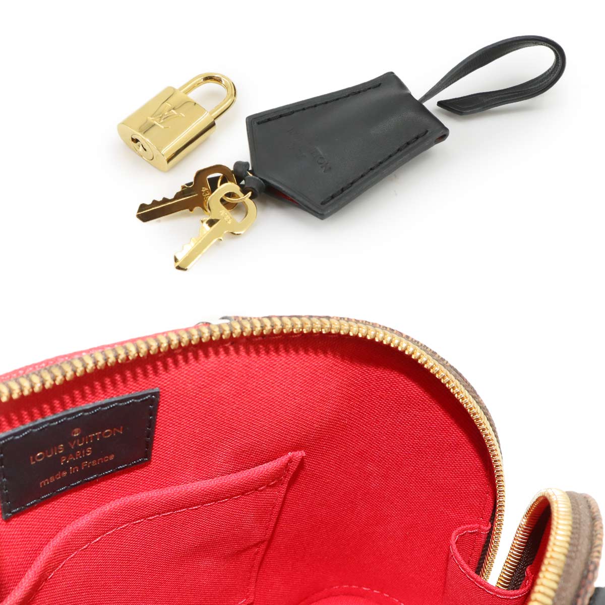 Damier Karakoram Alma BB Hand Shoulder Bag Ebene N40046