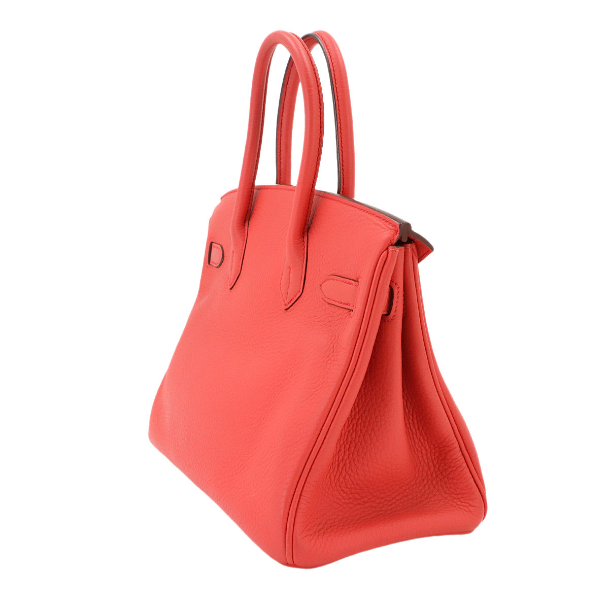 Birkin 30 Hand Bag Taurillon Clemence Bougainvillier Purse