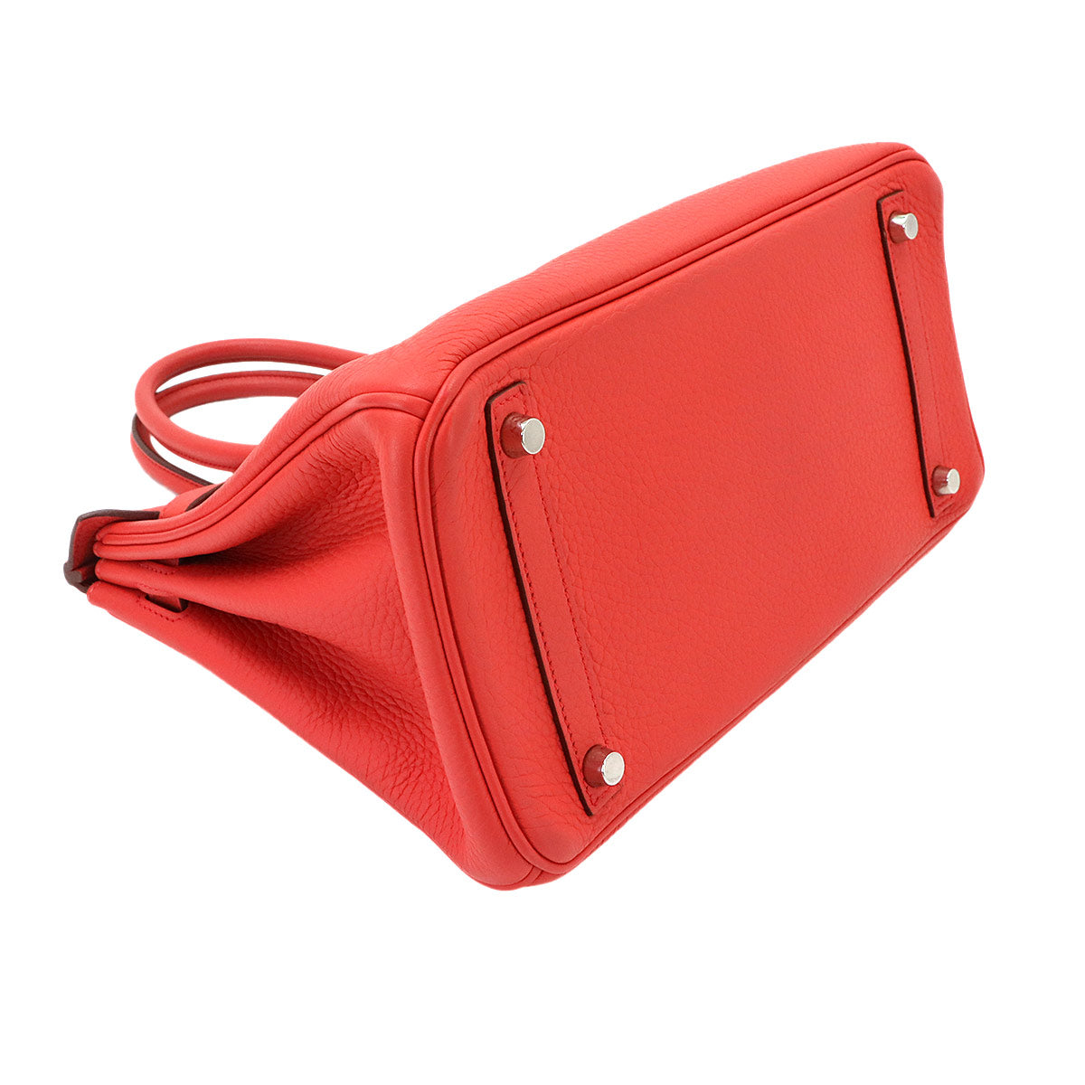 Birkin 30 Hand Bag Taurillon Clemence Bougainvillier Purse