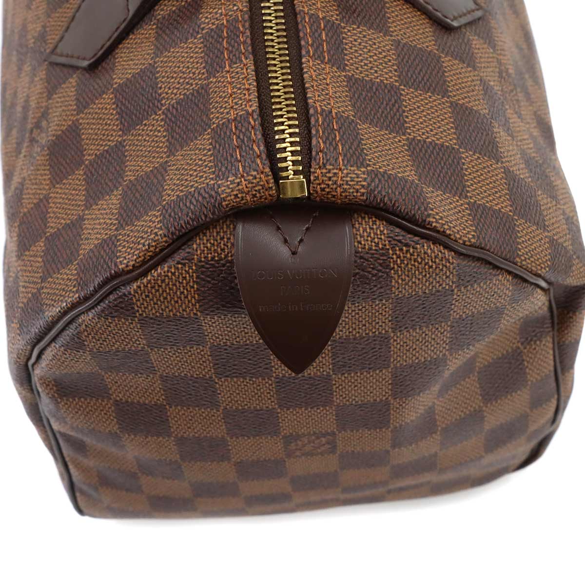 Damier Speedy 30 Hand Bag Ebene N41531 Brown Purse