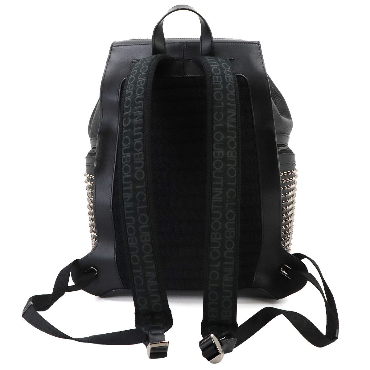 Explora funk Backpack Leather Canvas Black Red