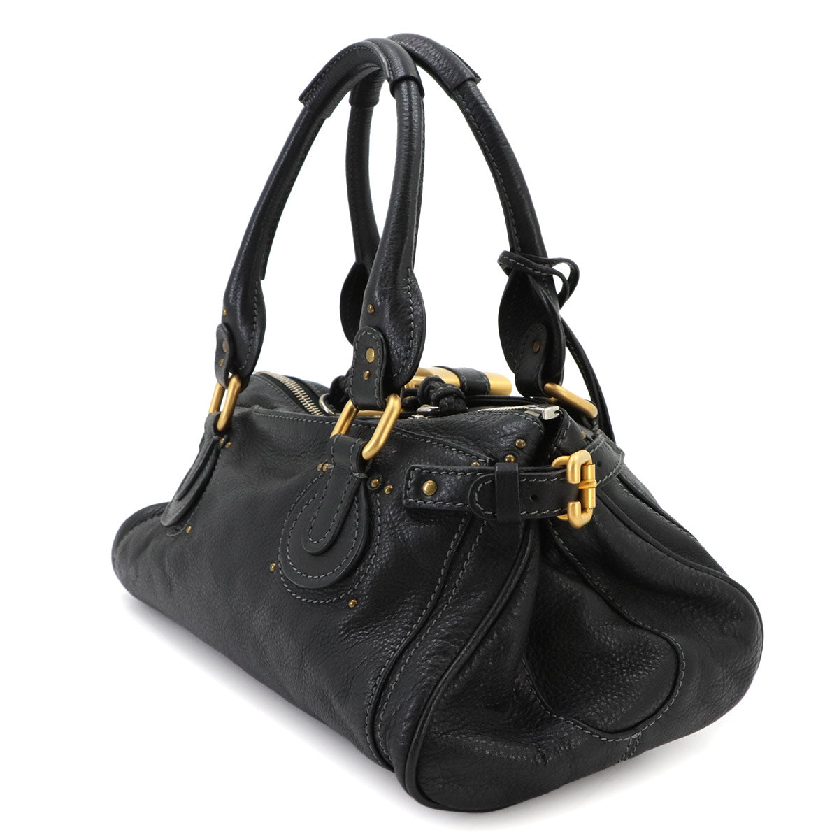 Paddington Hand Bag Leather Black 7ESA02-7E422 Purse