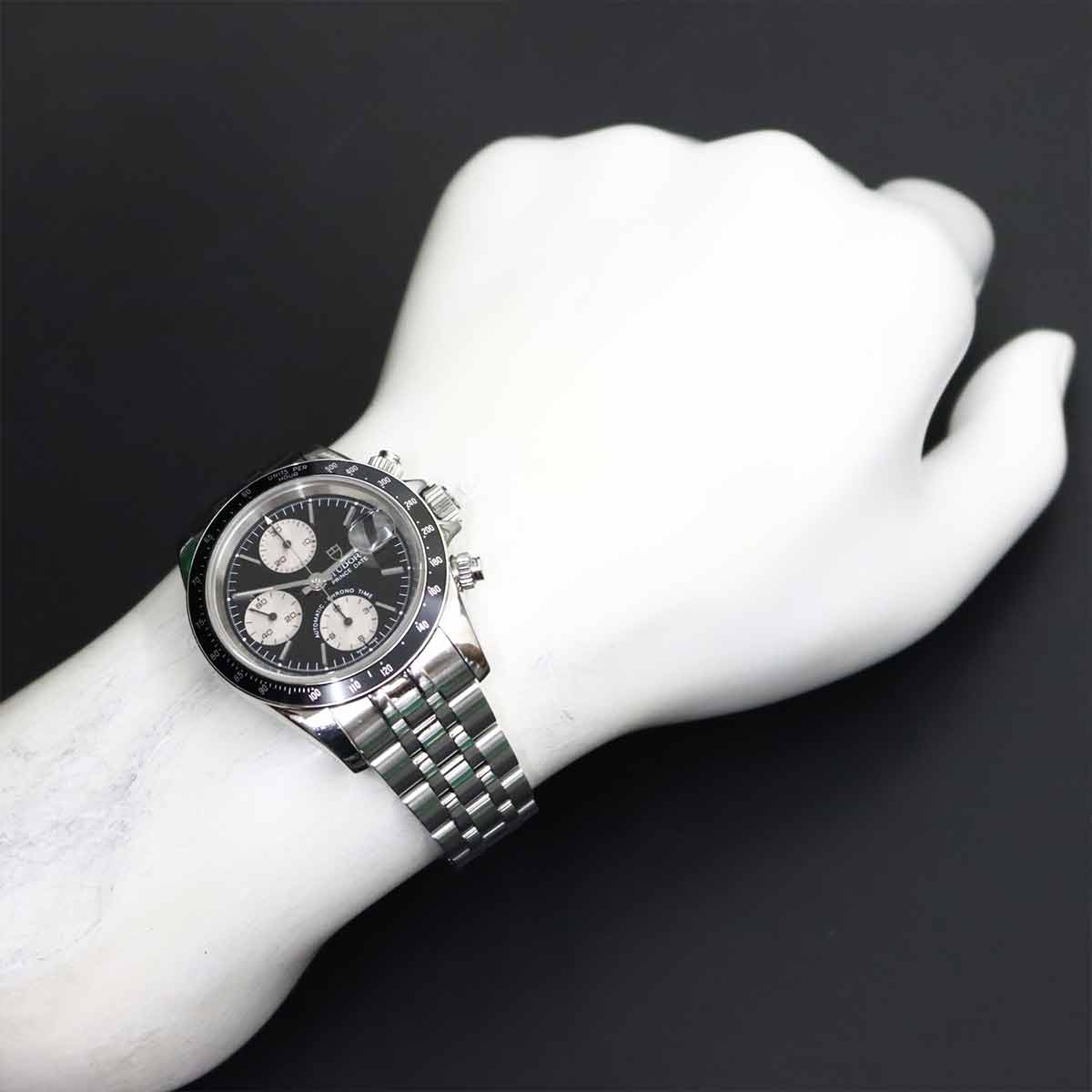Chrono Time 79260P Chronograph Date Automatic Brack Dial