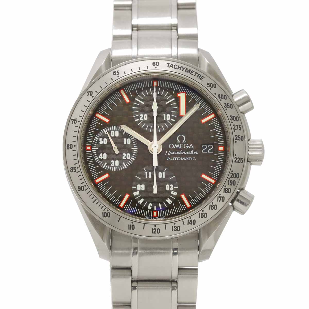 Speedmaster Racing 3519.50 Schumacher model Black Dial Mens