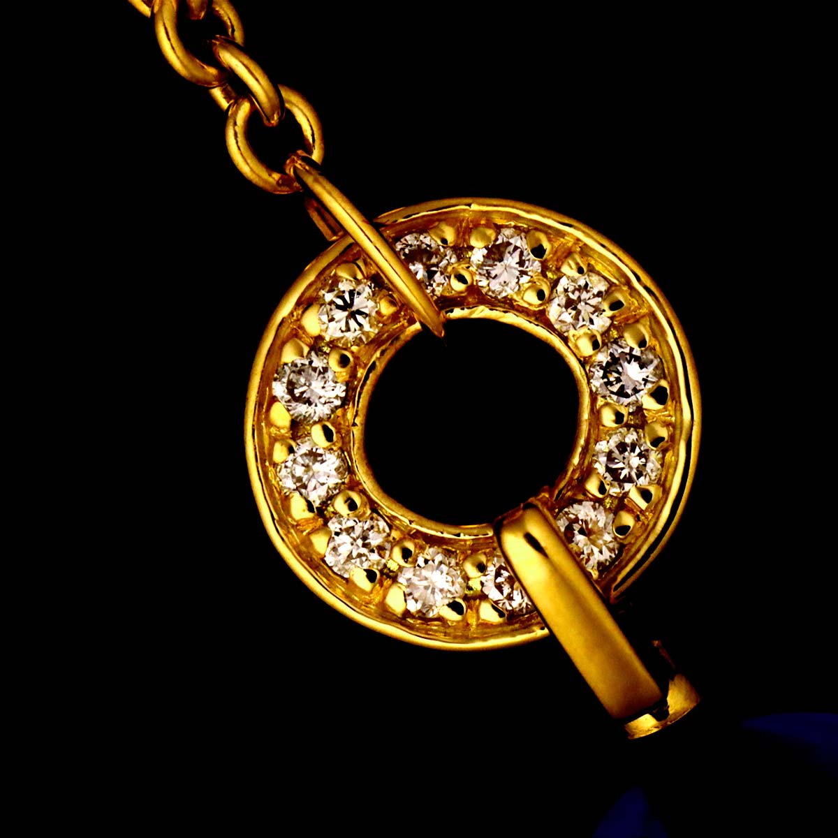 B-ZERO1 Diamond Multi Stone Bracelet 18K YG 750