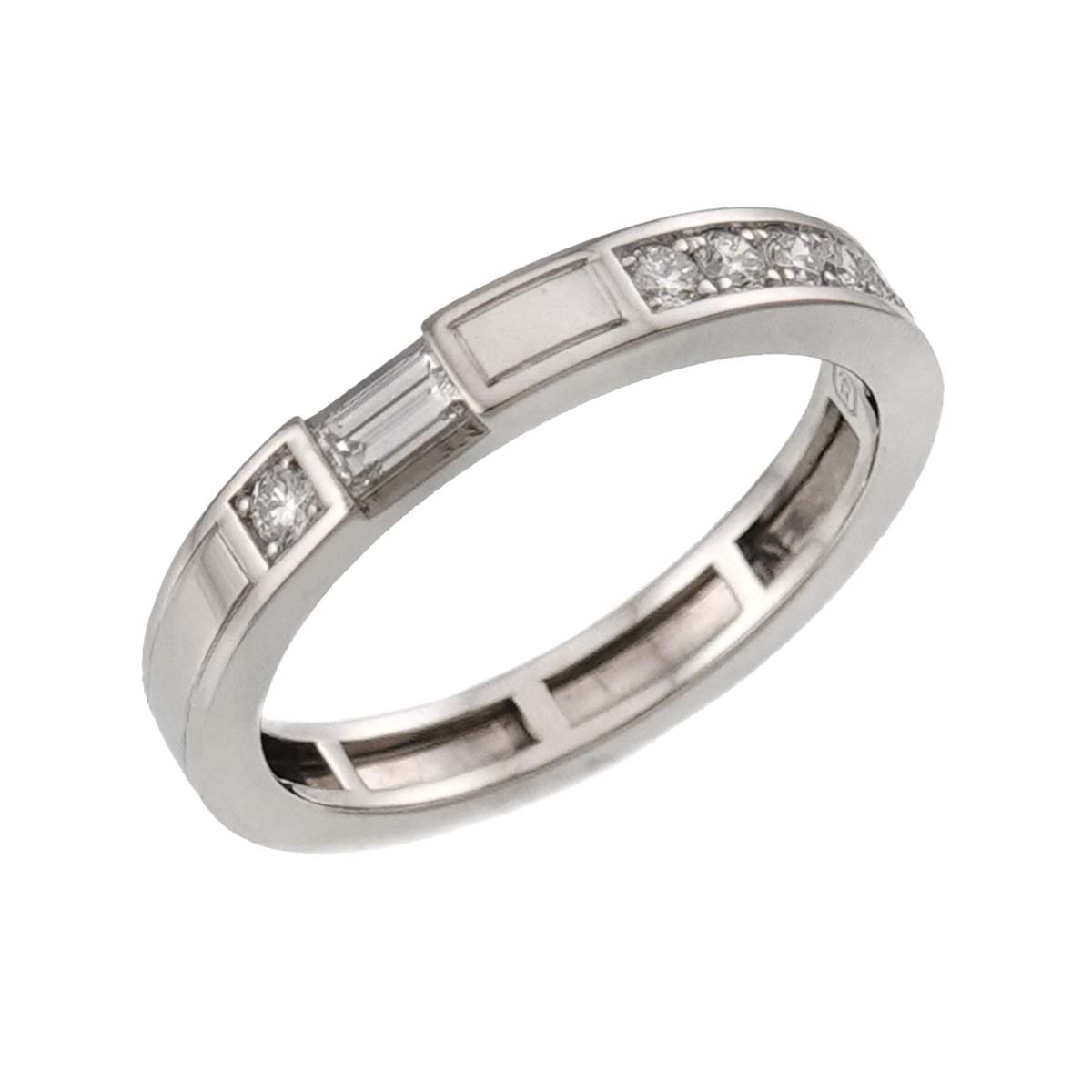 Traffic Diamond Ring Pt Platinum size4.5-4.75(US)