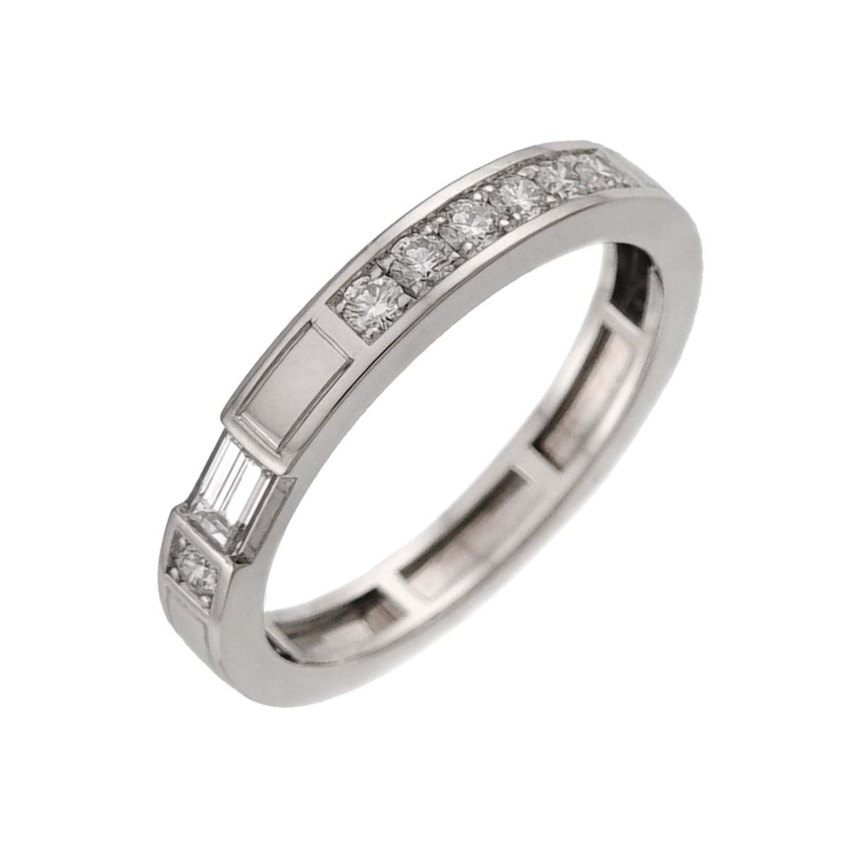Traffic Diamond Ring Pt Platinum size4.5-4.75(US)