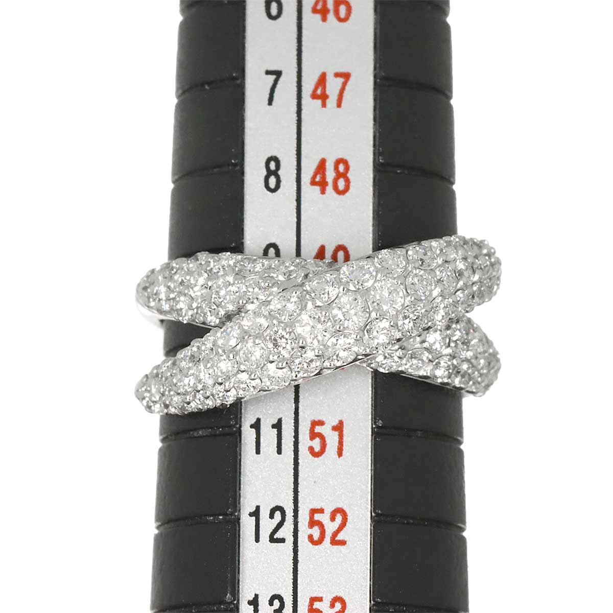 Diamond 1.00ct Ring 18K WG 750 Size5.25(US)
