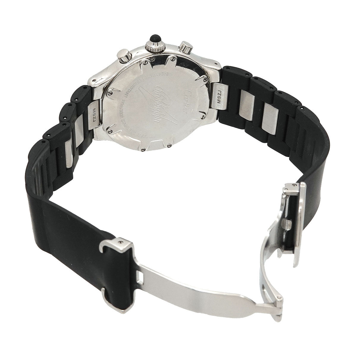 Must 21 Chronoscaph W10125U2 Quartz Black Dial Mens Watch