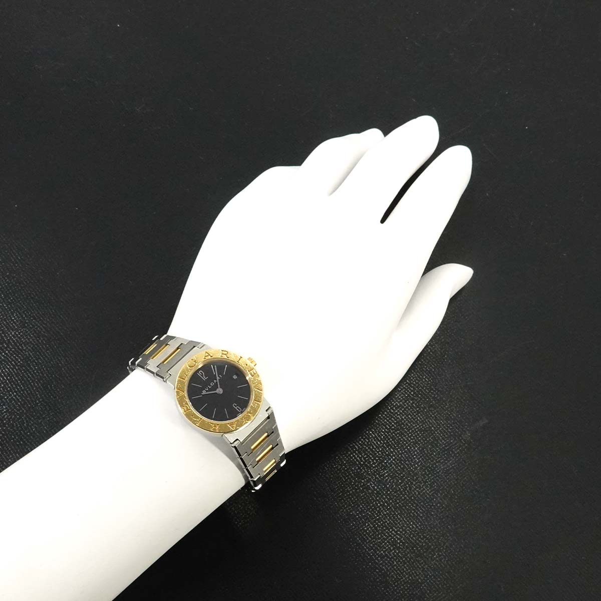 BVLGARIBVLGARI BB26SG Two Tones 750 YG Silver Dial Ladies