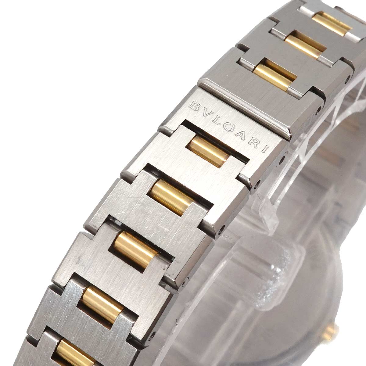 BVLGARIBVLGARI BB26SG Two Tones 750 YG Silver Dial Ladies