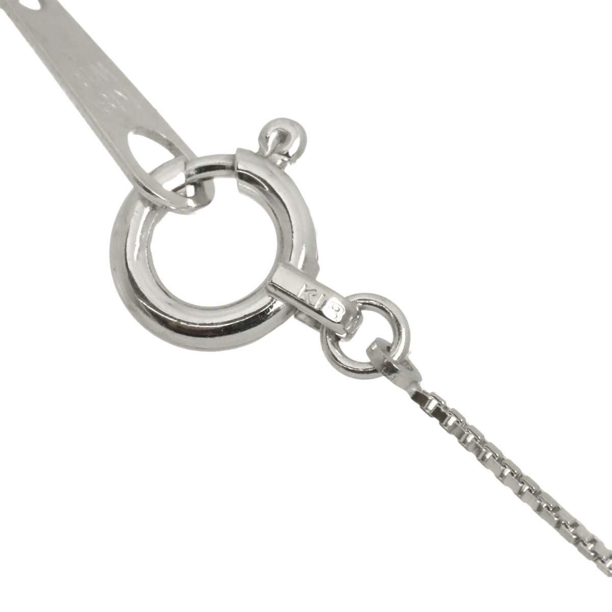 Diamond 0.30ct Necklace 18K WG White Gold 750