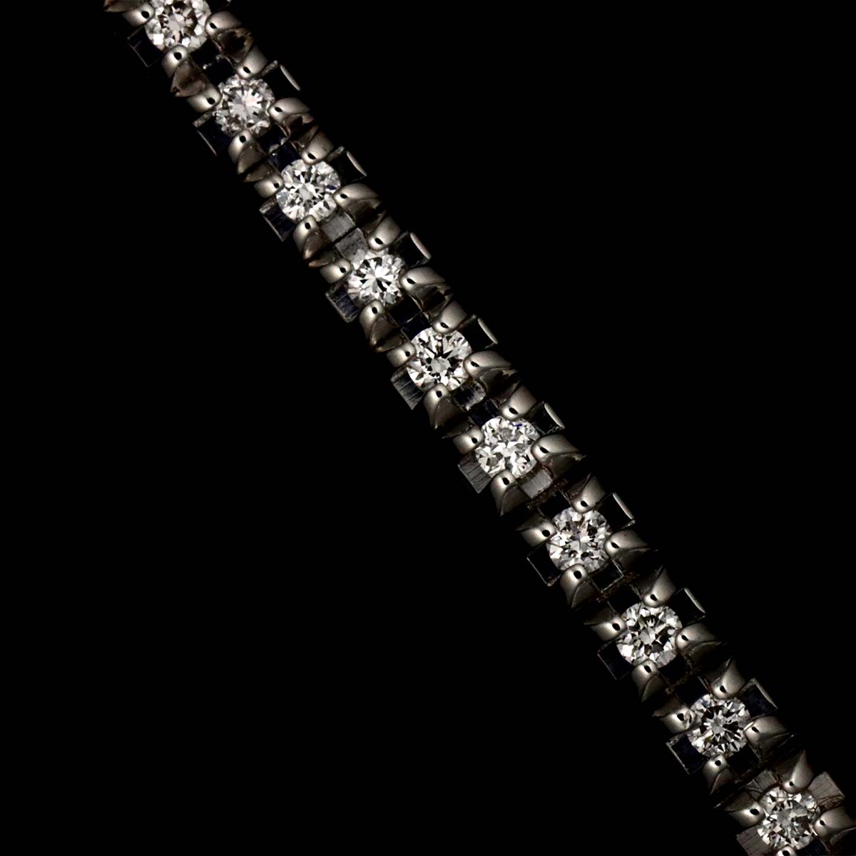 LUCE Diamond Bracelet 18K WG White Gold 750