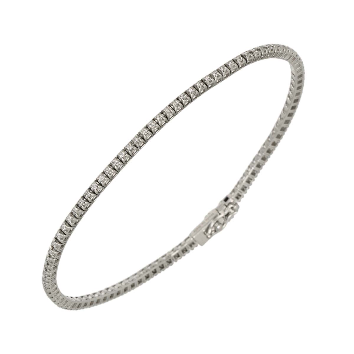 LUCE Diamond Bracelet 18K WG White Gold 750