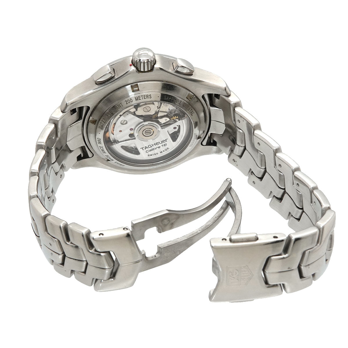 Link Chronograph CJF2110-0 Date Skeleton Black Dial Mens