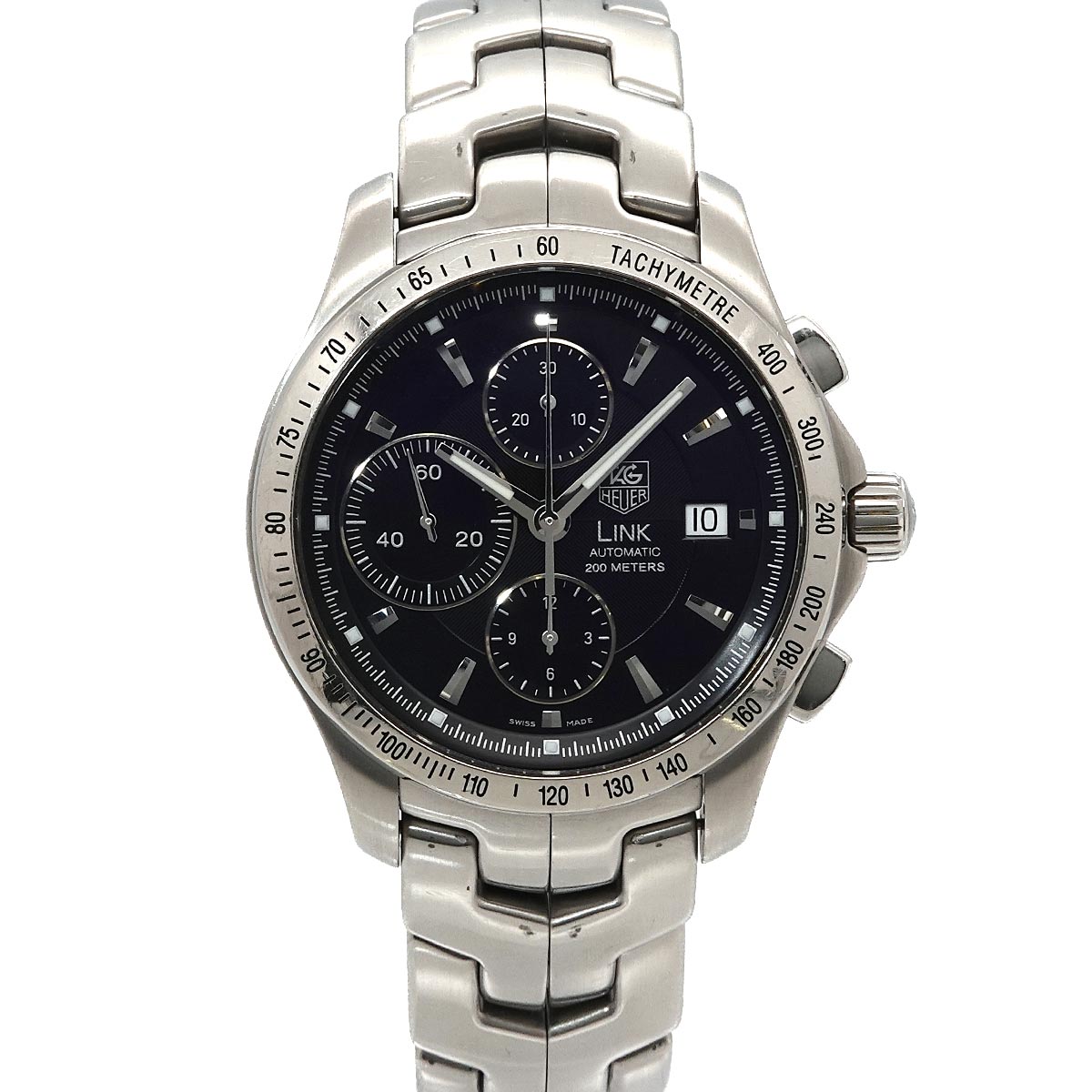 Link Chronograph CJF2110-0 Date Skeleton Black Dial Mens