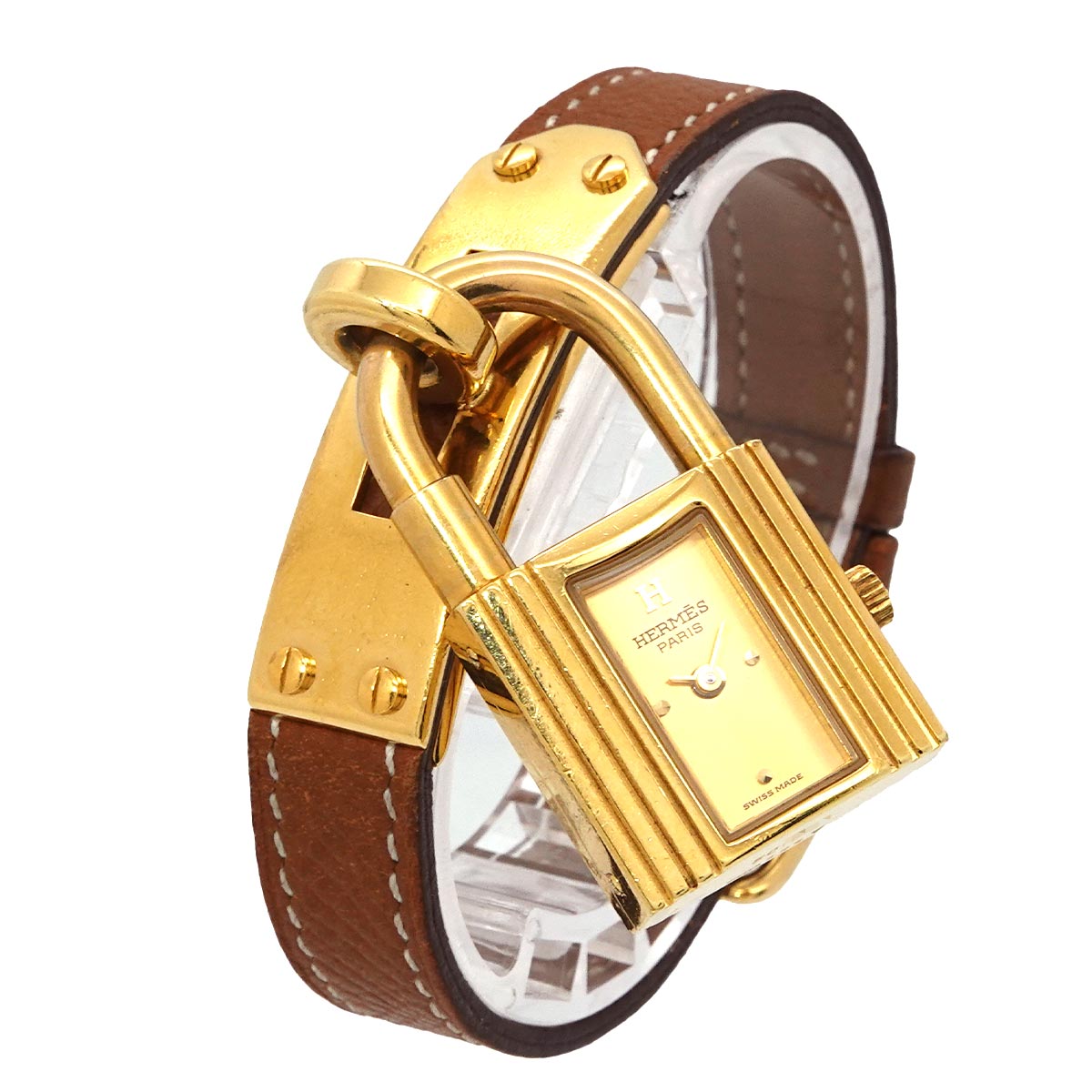 Kelly Watches Quartz Gold Dial Vintage Cadena Ladies Watch
