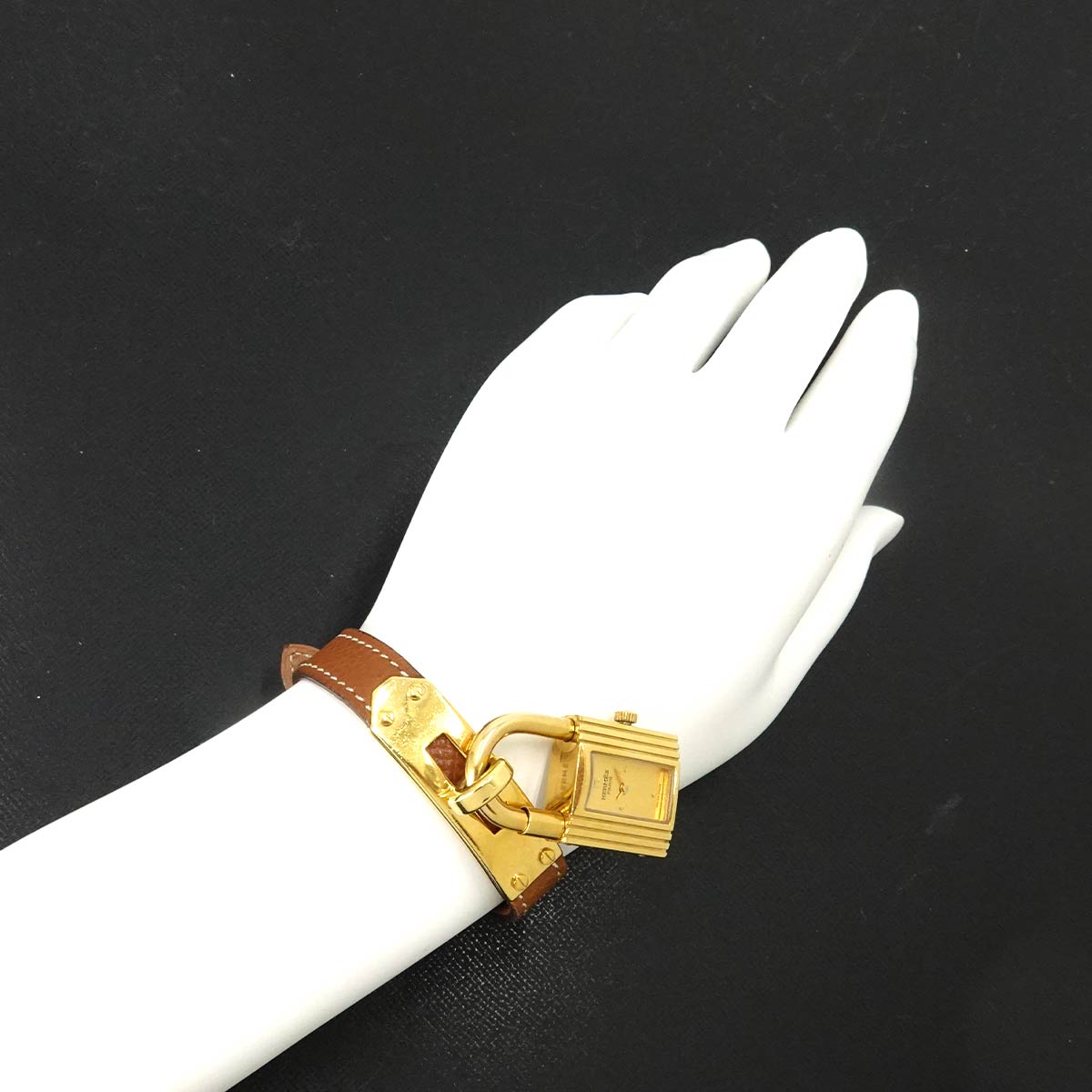 Kelly Watches Quartz Gold Dial Vintage Cadena Ladies Watch