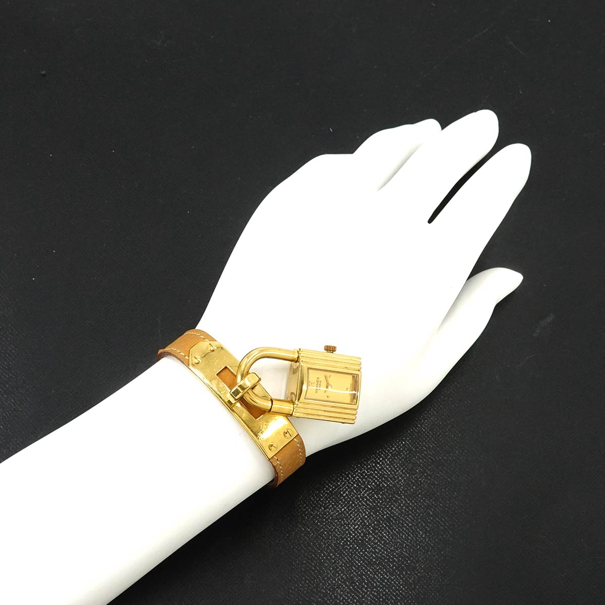 Kelly Watches Quartz Gold Dial Vintage Cadena Ladies Watch