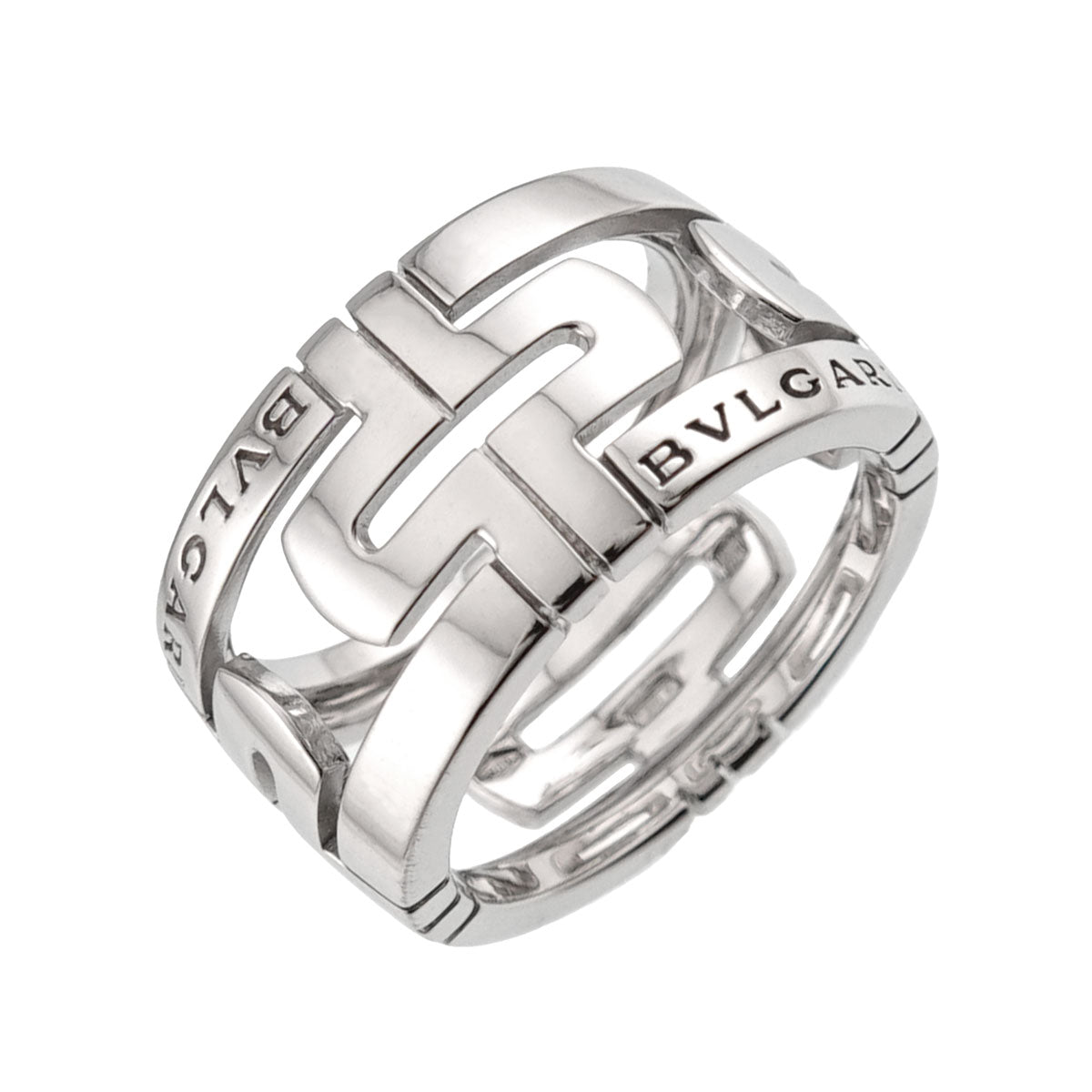 Parentesi Ring 18K White Gold 750 size53 6-6.25(US)