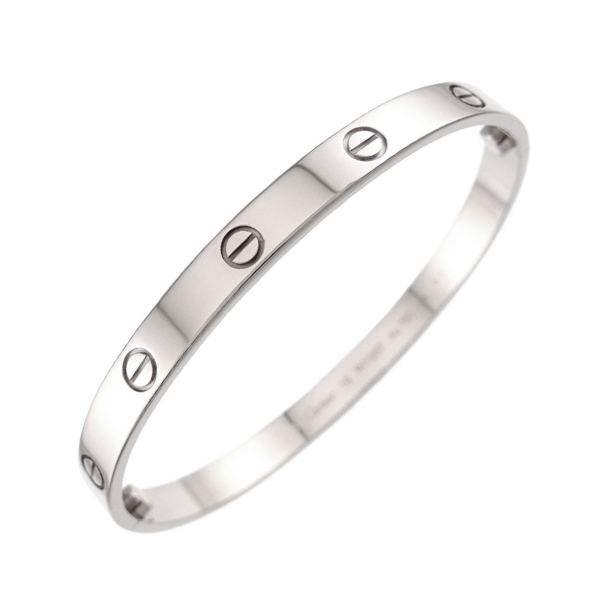 Love Bracelet Bangle 18K WG 750 Size19