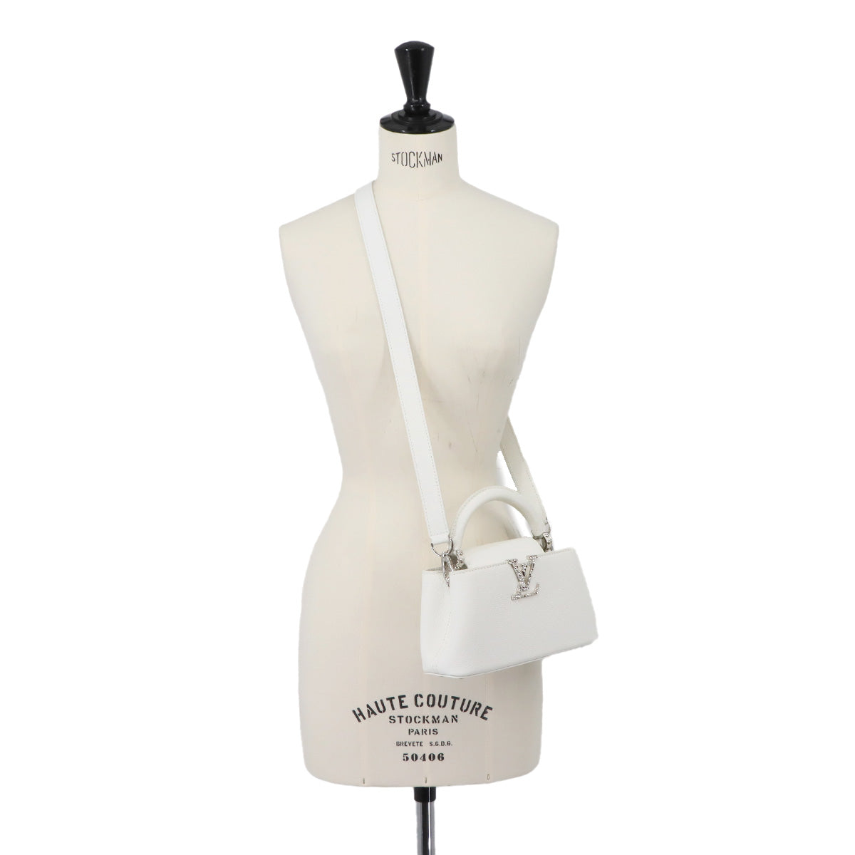 Capucines EW MM Hand Shoulder Bag Taurillon Leather