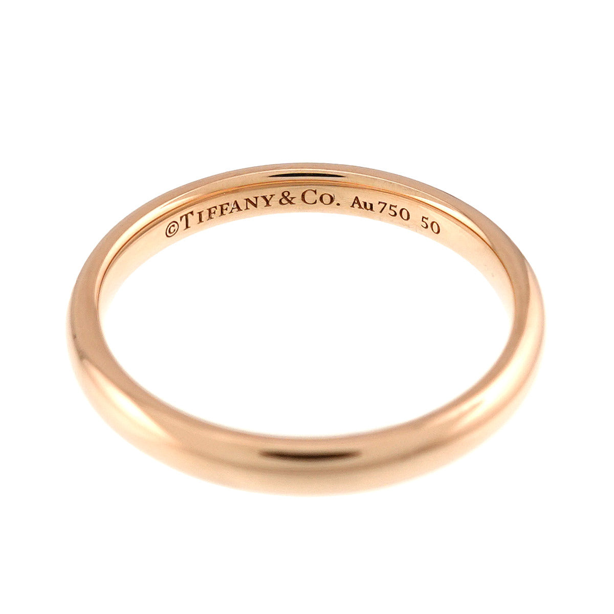 Forever Ring 18K Pink Gold 750 size4.75-5(US)