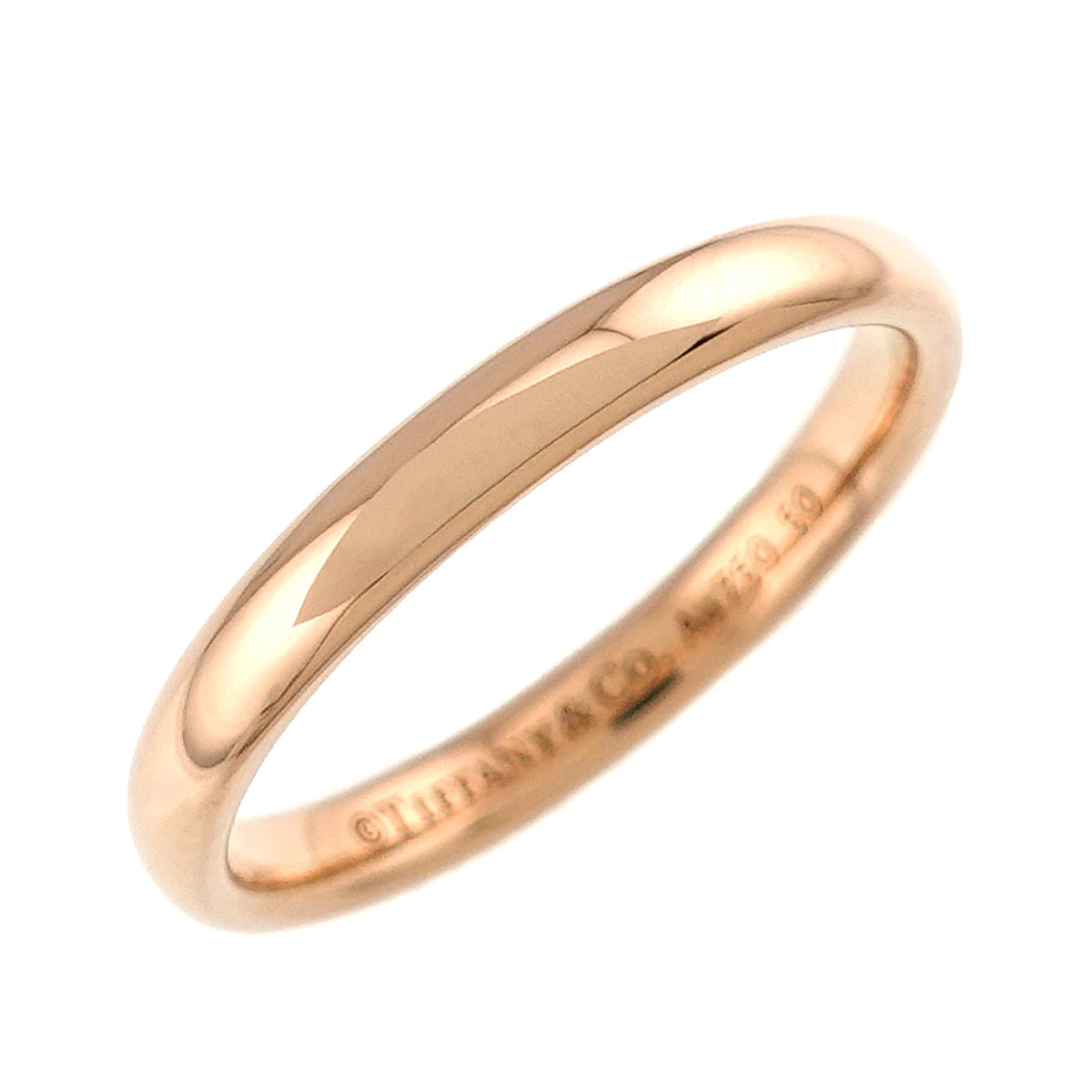 Forever Ring 18K Pink Gold 750 size4.75-5(US)