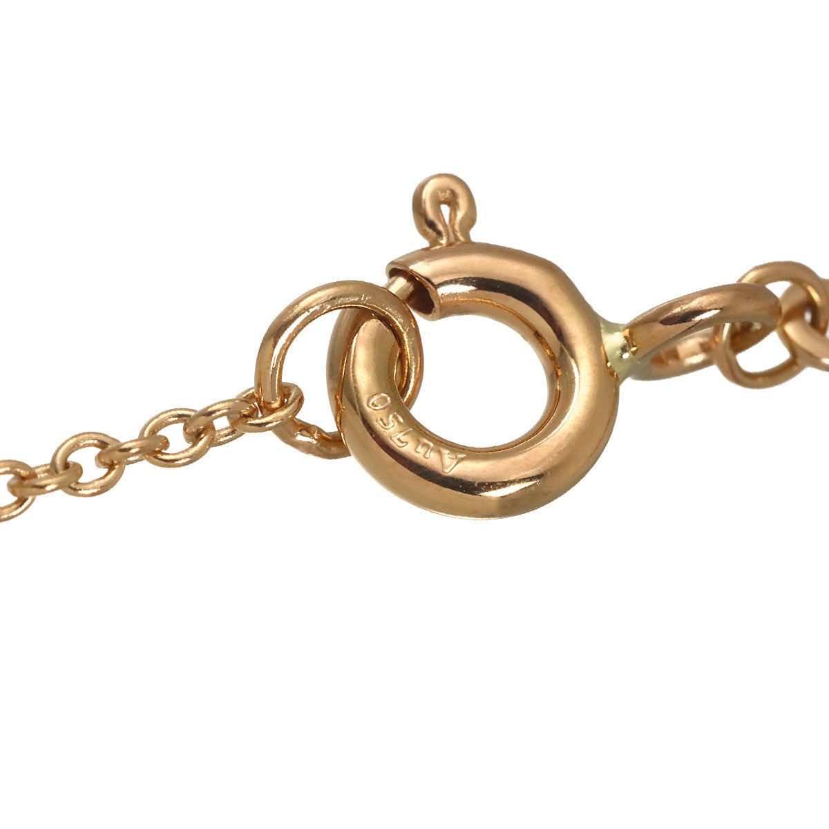 Knot Diamond Necklace 18K Pink Gold 750